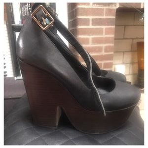 Platform Mary Jane Wedges ☠️